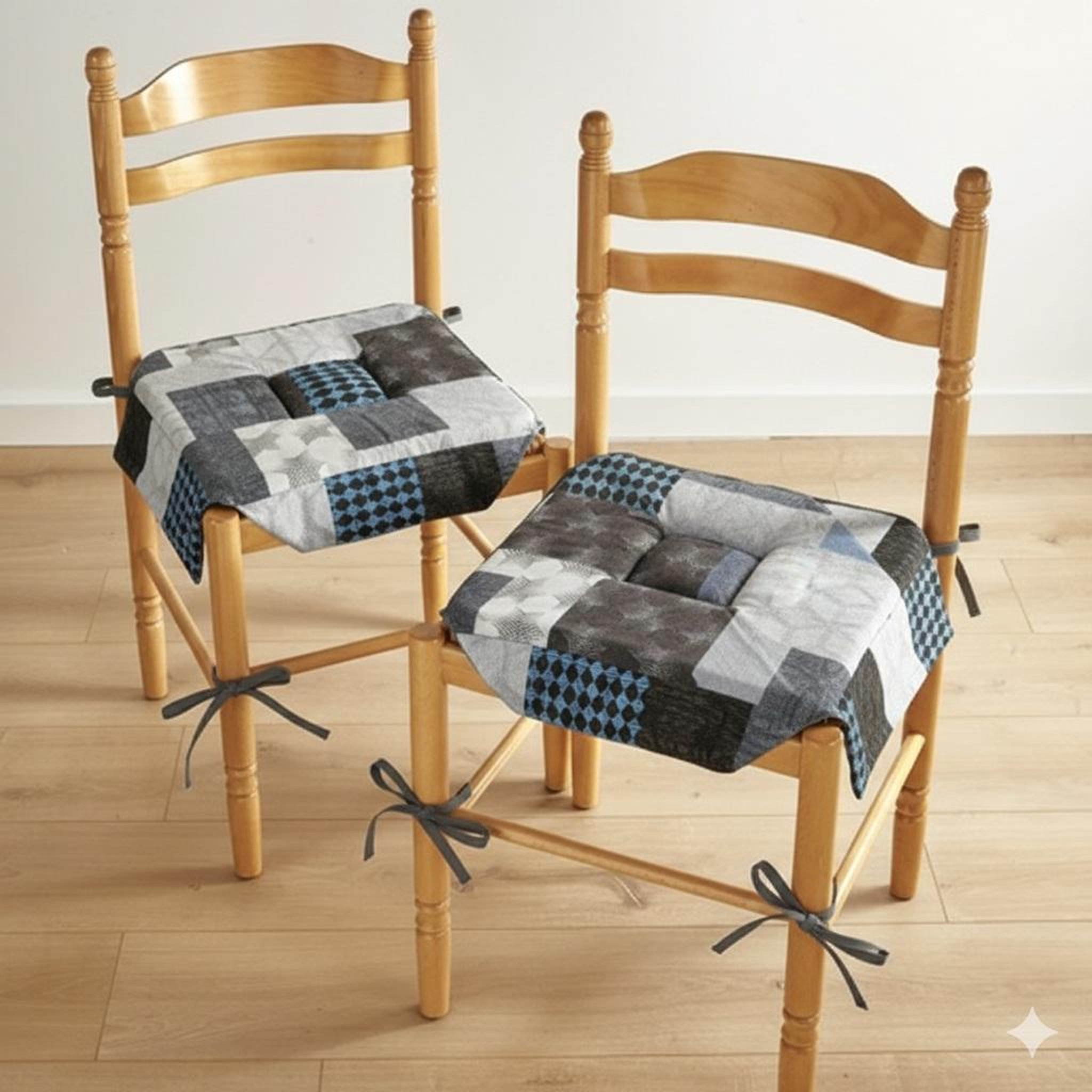 Voir la diapositive 3 : Eden Coussin galette de chaise assise 36 x 36 cm lanix