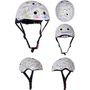Voir la diapositive 2 : Kiddimoto Casque de vélo - blanc motifs Fossil