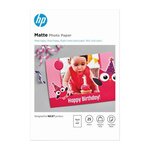HP Papier photo mat HP, 180 g/m2, 10 x 15 cm, 25 feuilles 7HF70A