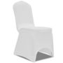 Voir la diapositive 2 : VIDAXL Housse blanche extensible pour chaise 6 pieces