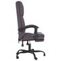 Voir la diapositive 4 : VIDAXL Fauteuil de massage inclinable de bureau Gris Similicuir