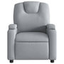Voir la diapositive 3 : VIDAXL Fauteuil inclinable Gris clair Tissu