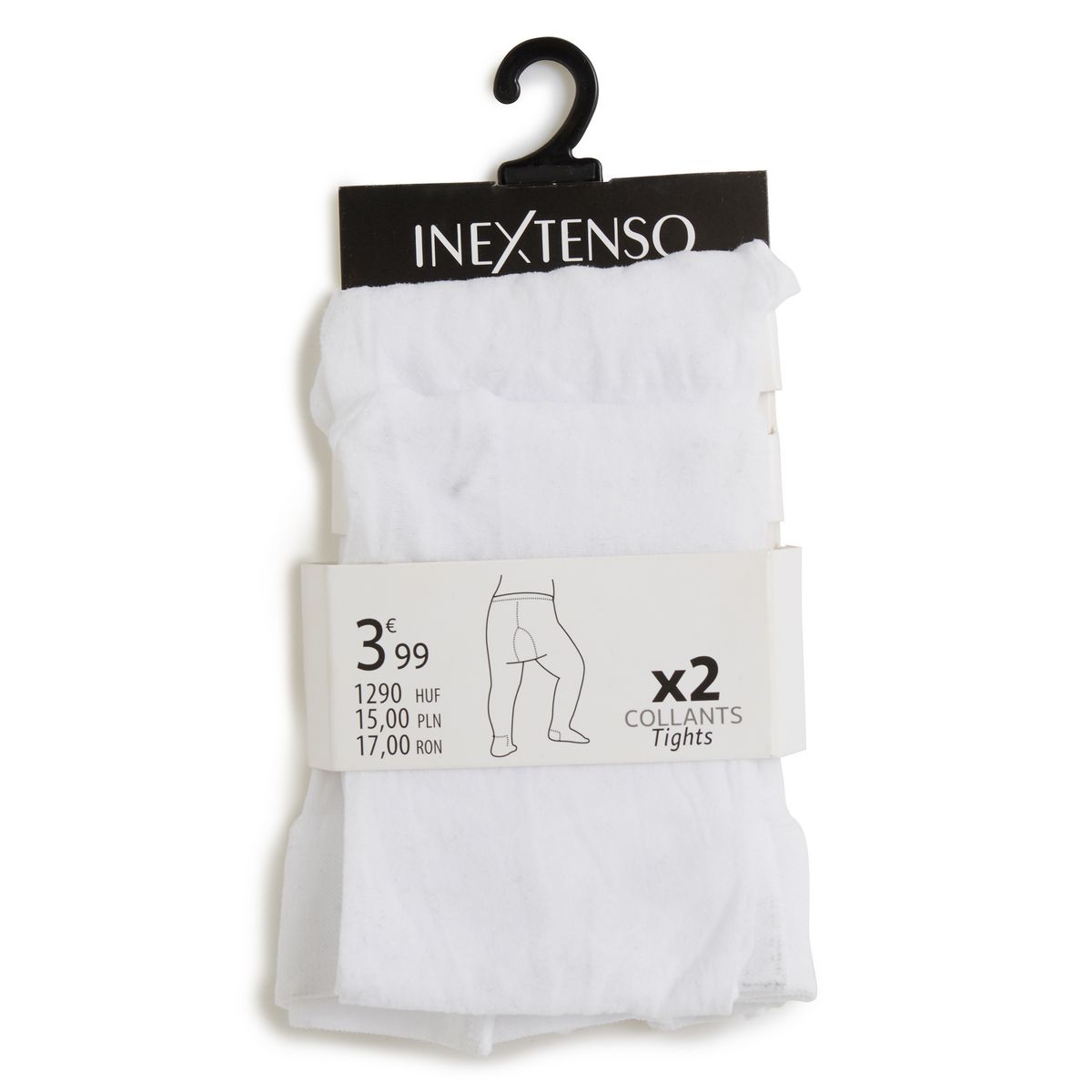 INEXTENSO Lot de 2 collants bébé fille