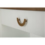 Voir la diapositive 5 : Paris Prix Console en Bois Avec 1 Tiroir  Tolosa  121cm Blanc & Naturel