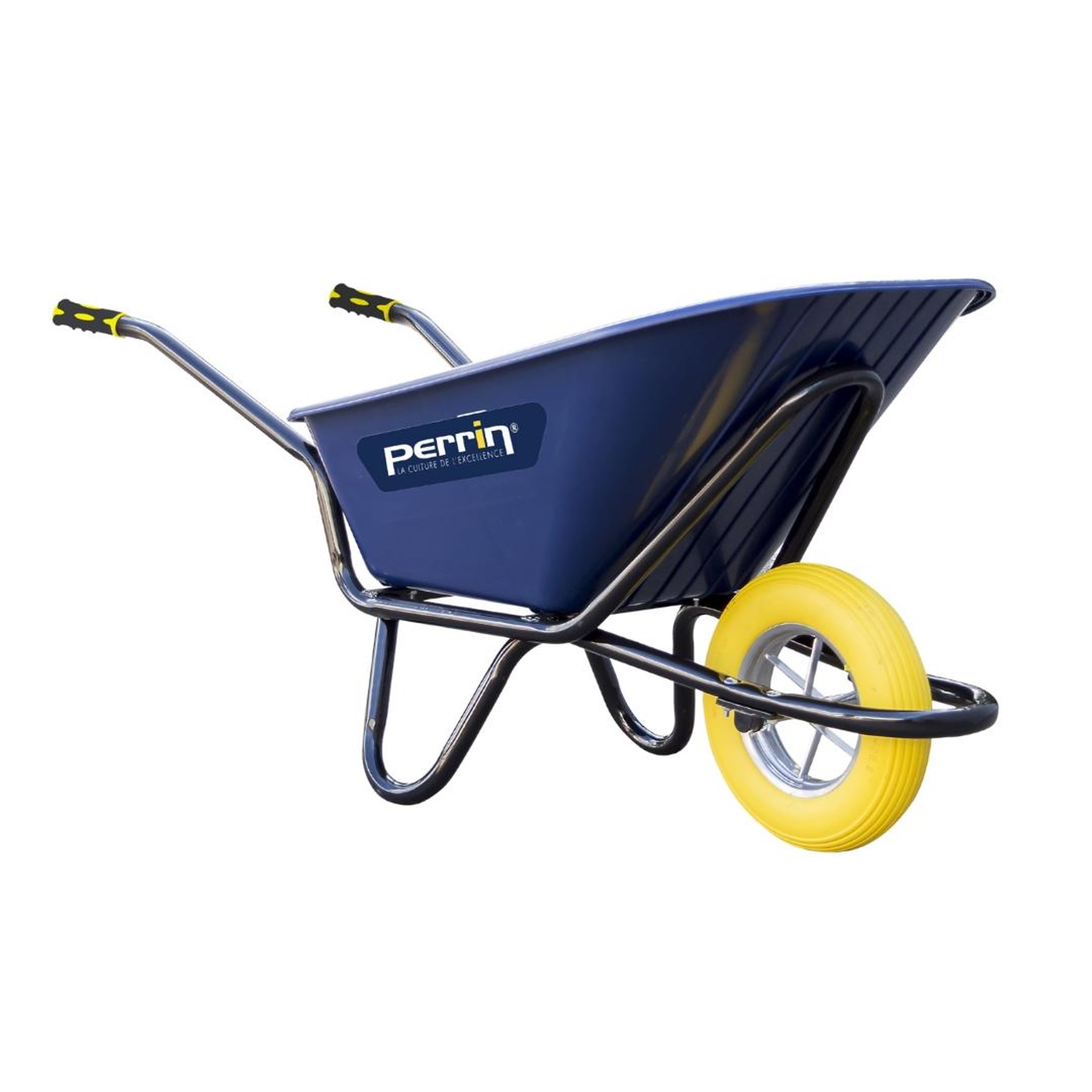 OUTILS PERRIN Brouette 120 l roue increvable - charge 320 kg pehd renforcé