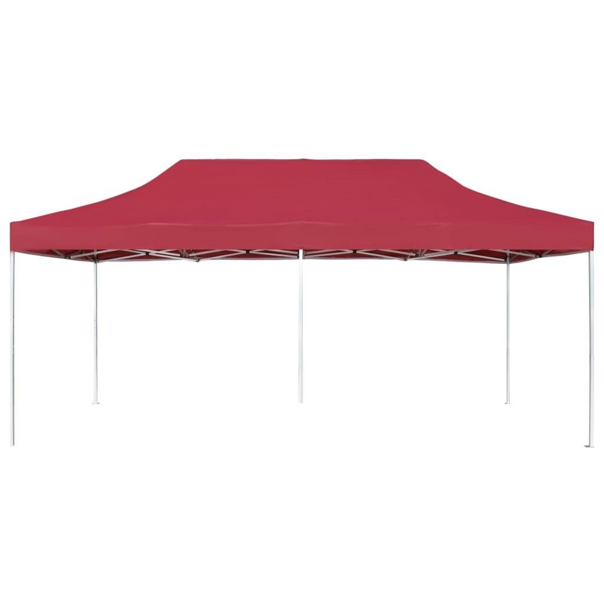 VIDAXL Tente de reception pliable Aluminium 6x3 m Bordeaux