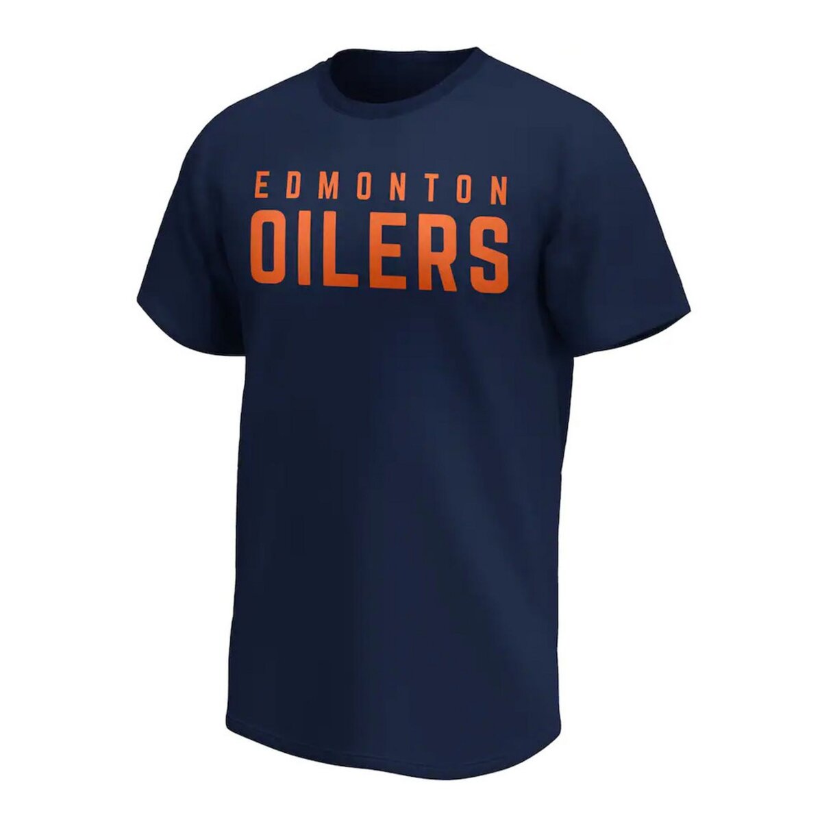  T-Shirt Bleu Marine Homme NHL Edmonton Oilers