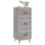 Voir la diapositive 3 : VIDAXL Buffet Sonoma gris 34,5x34x90 cm Bois d'ingenierie