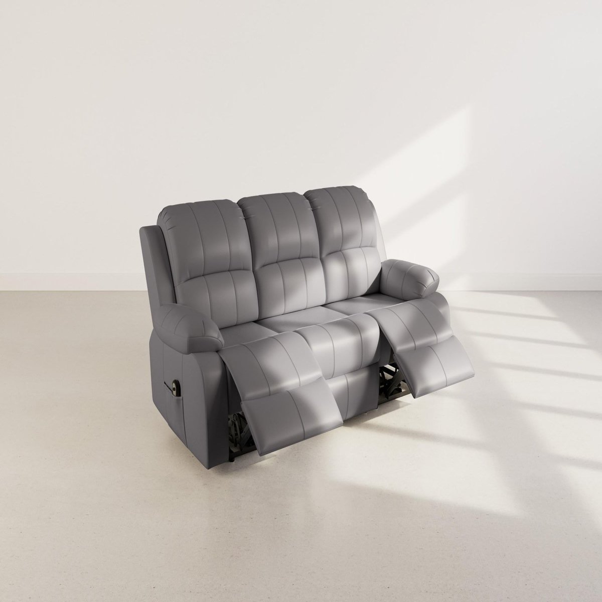 BEST MOBILIER Armand - canapé 3 places relax électrique en simili