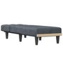 Voir la diapositive 3 : VIDAXL Chaise longue gris fonce velours