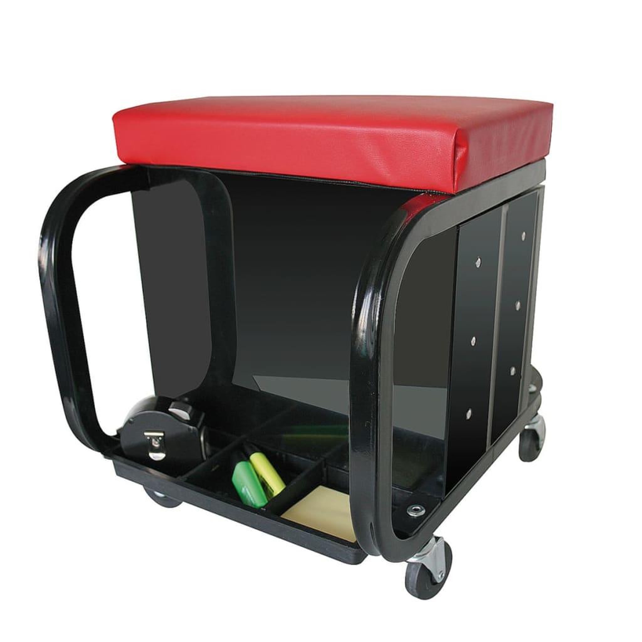 Voir la diapositive 4 : PROPLUS ProPlus Siege a roulettes mobile d'atelier avec rangement 580526