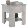 Voir la diapositive 4 : VIDAXL Table basse gris beton 40x40x42 cm bois d'ingenierie