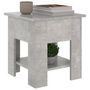 Voir la diapositive 4 : VIDAXL Table basse gris beton 40x40x42 cm bois d'ingenierie