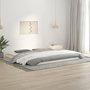 Voir la diapositive 1 : VIDAXL Cadre de lit sans matelas blanc 200x200 cm bois massif de pin