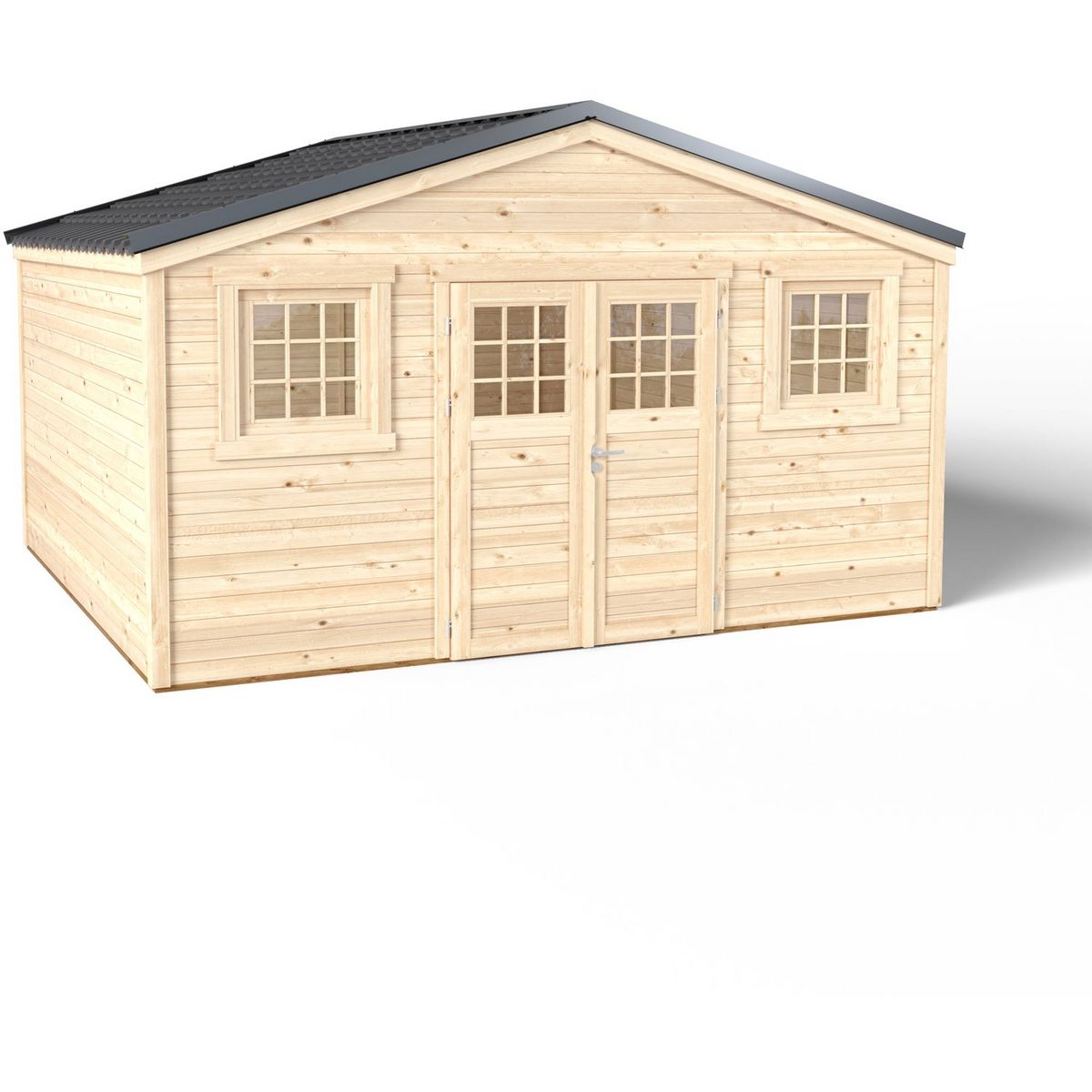 Forest Style Abri de jardin bois - 18,2m² - SHELTY