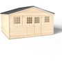 Voir la diapositive 3 : Forest Style Abri de jardin bois - 18,2m² - SHELTY