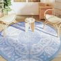 Voir la diapositive 3 : VIDAXL Tapis d'exterieur ARAKIL bleu azure Ø200 cm PP