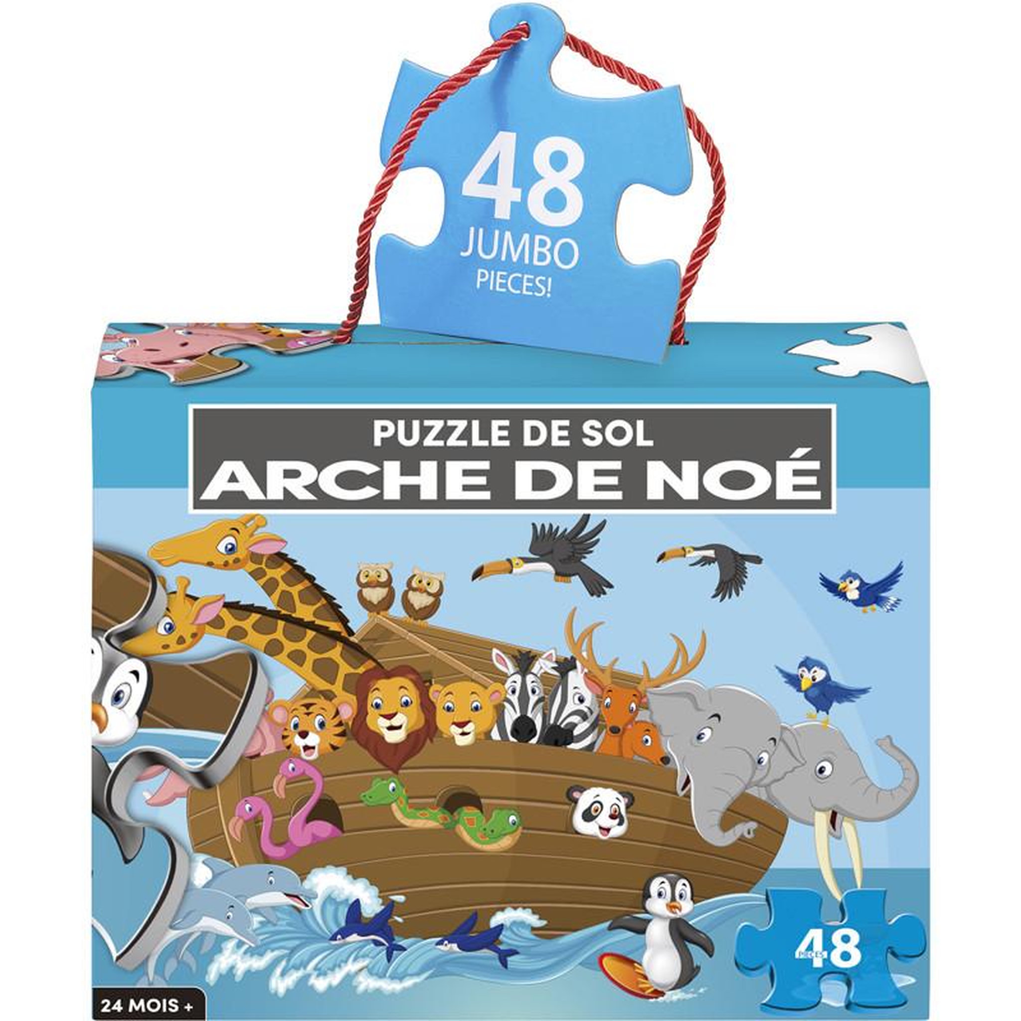 Puzzle de sol 48 pièces - Assortiment aléatoire - Modèle ABC 593346