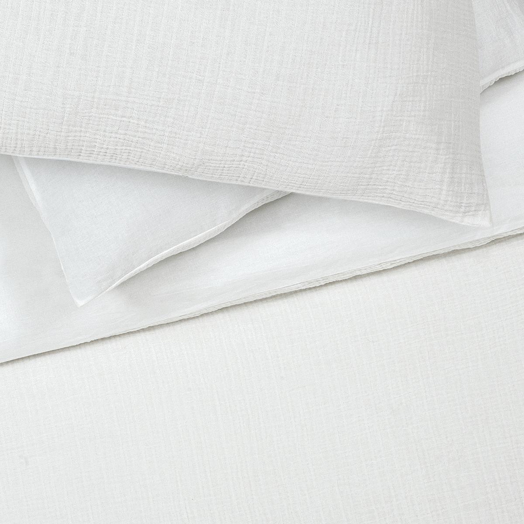 Voir la diapositive 2 : FUTURE HOME Parure de lit simple en gaze de coton
