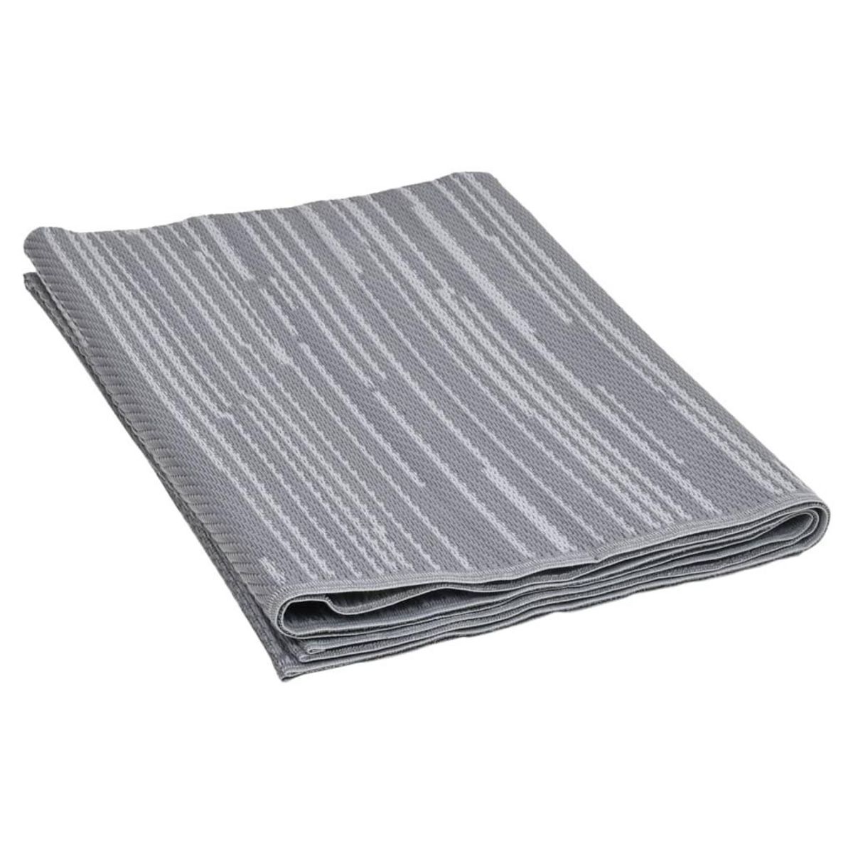 VIDAXL Tapis d'exterieur Anthracite 140x200 cm PP