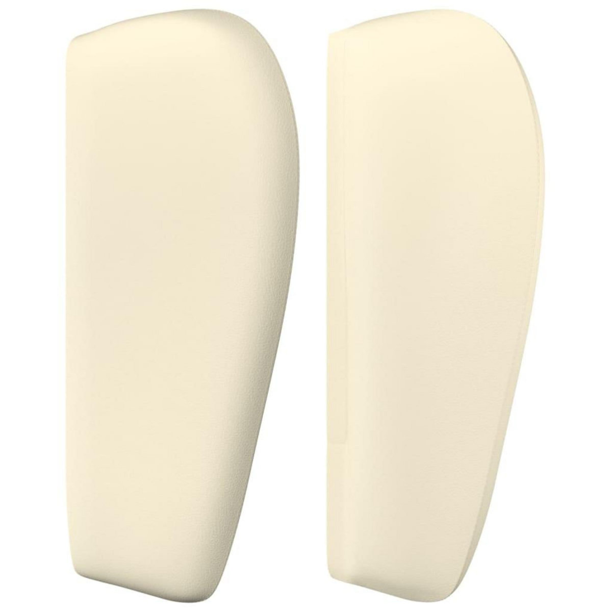 VIDAXL Tete de lit avec oreilles Creme 103x23x78/88 cm Similicuir