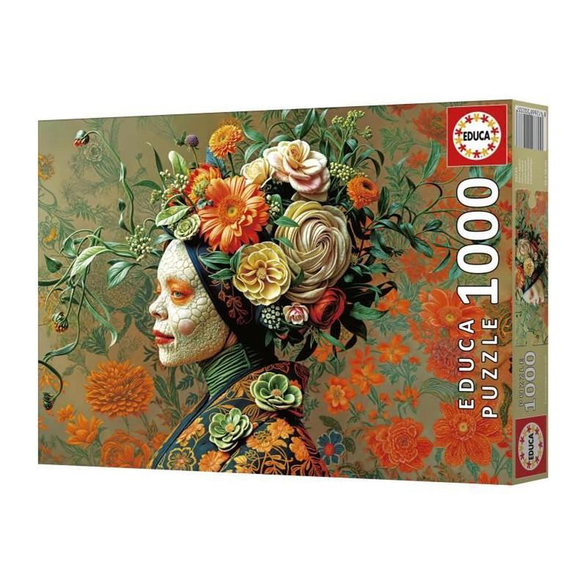 Voir la diapositive 3 : EDUCA Puzzle 1000 pièces - Reine Lézard - 48 x 68 cm - Dès 12 ans - Educa