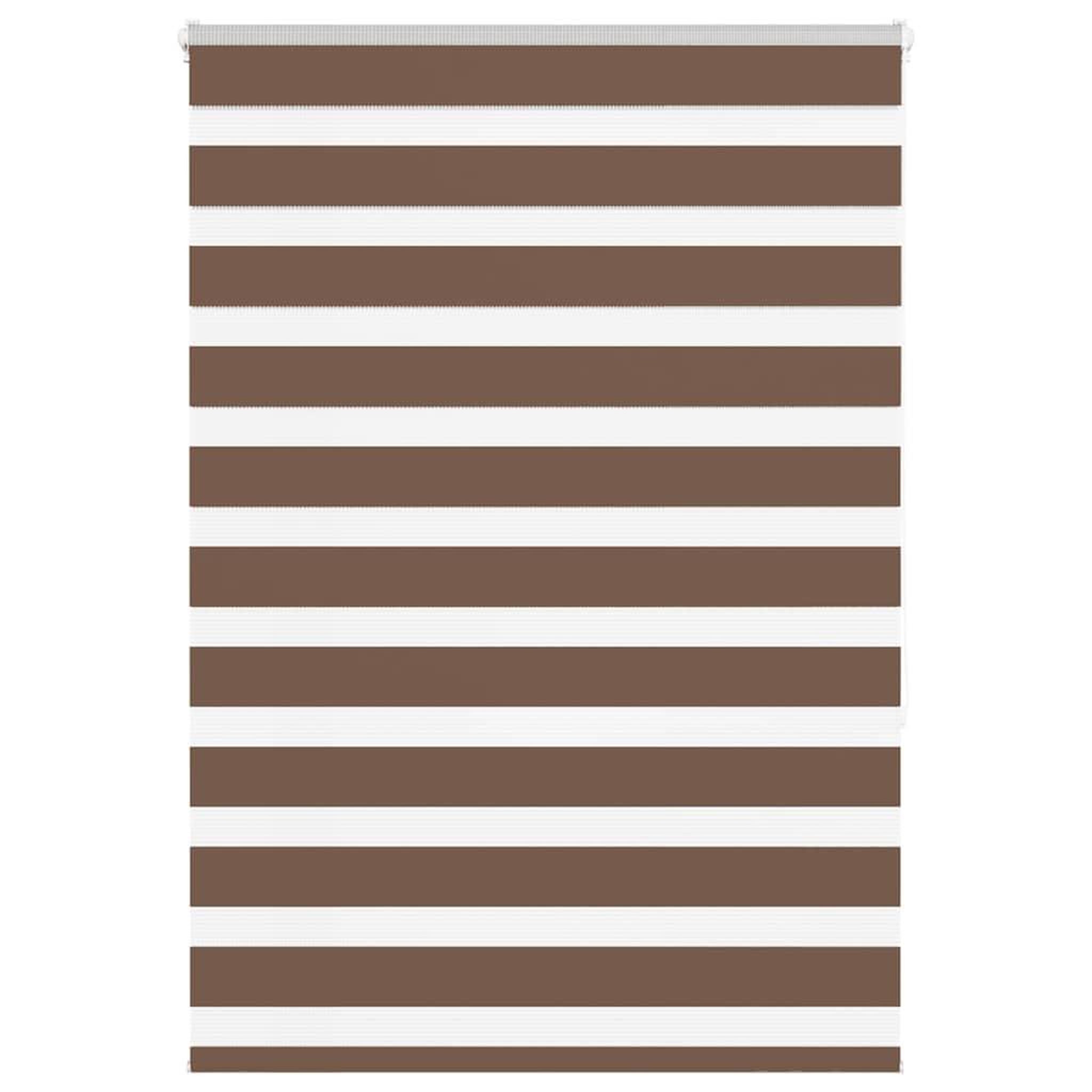VIDAXL Store zebre marron 100x150 cm largeur du tissu 95,9cm polyester