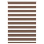 VIDAXL Store zebre marron 100x150 cm largeur du tissu 95,9cm polyester
