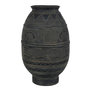 Voir la diapositive 1 : Paris Prix Vase Cruche en Ciment  Black Lombok  42cm Noir
