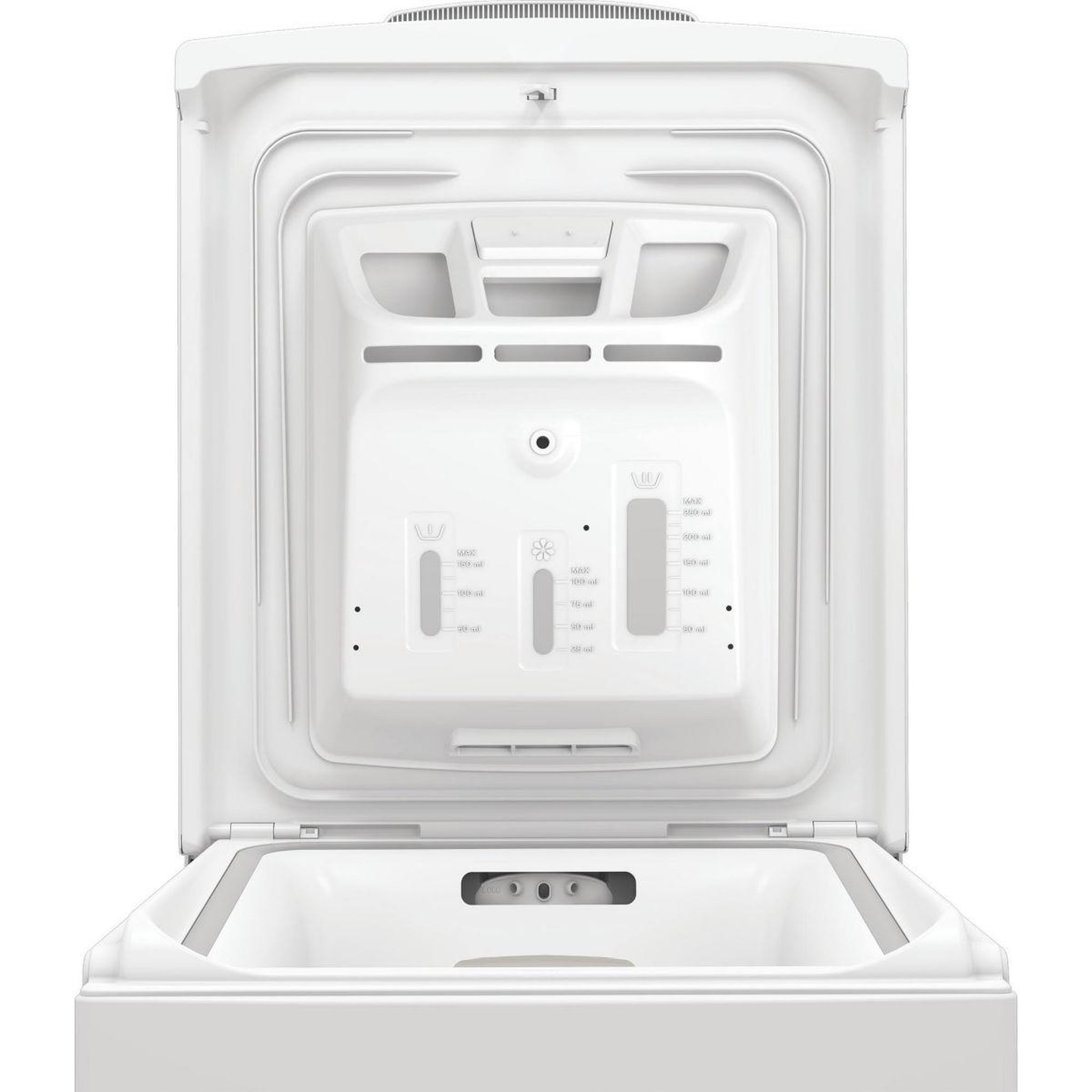 Voir la diapositive 4 : Indesit Lave linge top tip621push&gofr - 6 kg - 1200 tr/min - classe a - moteur induction
