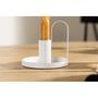 Voir la diapositive 5 : Paris Prix Bougeoir Design en Métal  Crai  13cm Blanc
