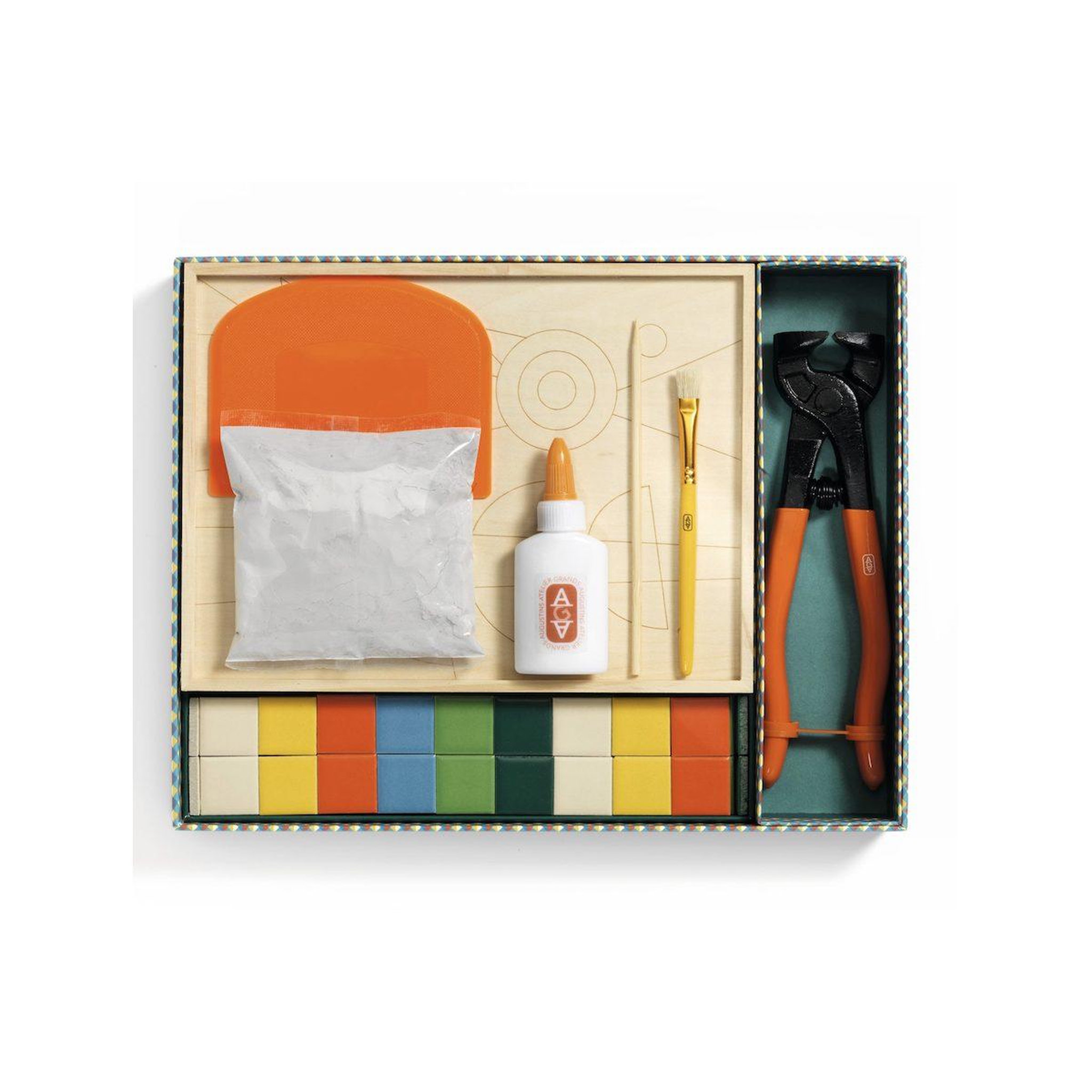 Voir la diapositive 2 : Djeco Atelier 73 mosaique -