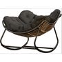 Voir la diapositive 4 : The Home Deco Factory Fauteuil à bascule rembourré Asgar