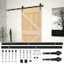 Voir la diapositive 2 : VIDAXL Porte coulissante avec kit de quincaillerie 90x210cm Pin massif