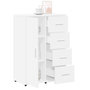 Voir la diapositive 5 : VIDAXL Buffets 2 pcs blanc 60x31x84 cm bois d'ingenierie