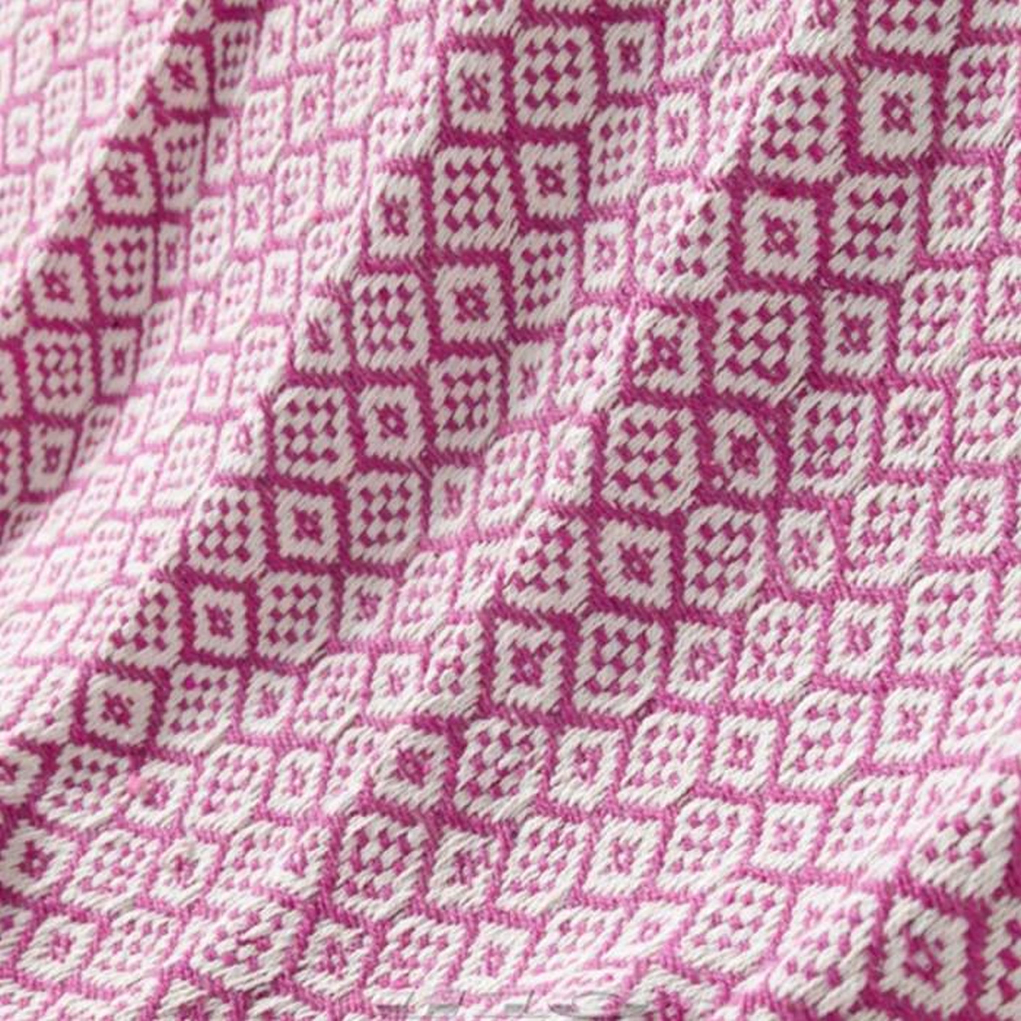 Voir la diapositive 2 : Paris Prix Plaid à Franges  Pithaya  125x150cm Rose