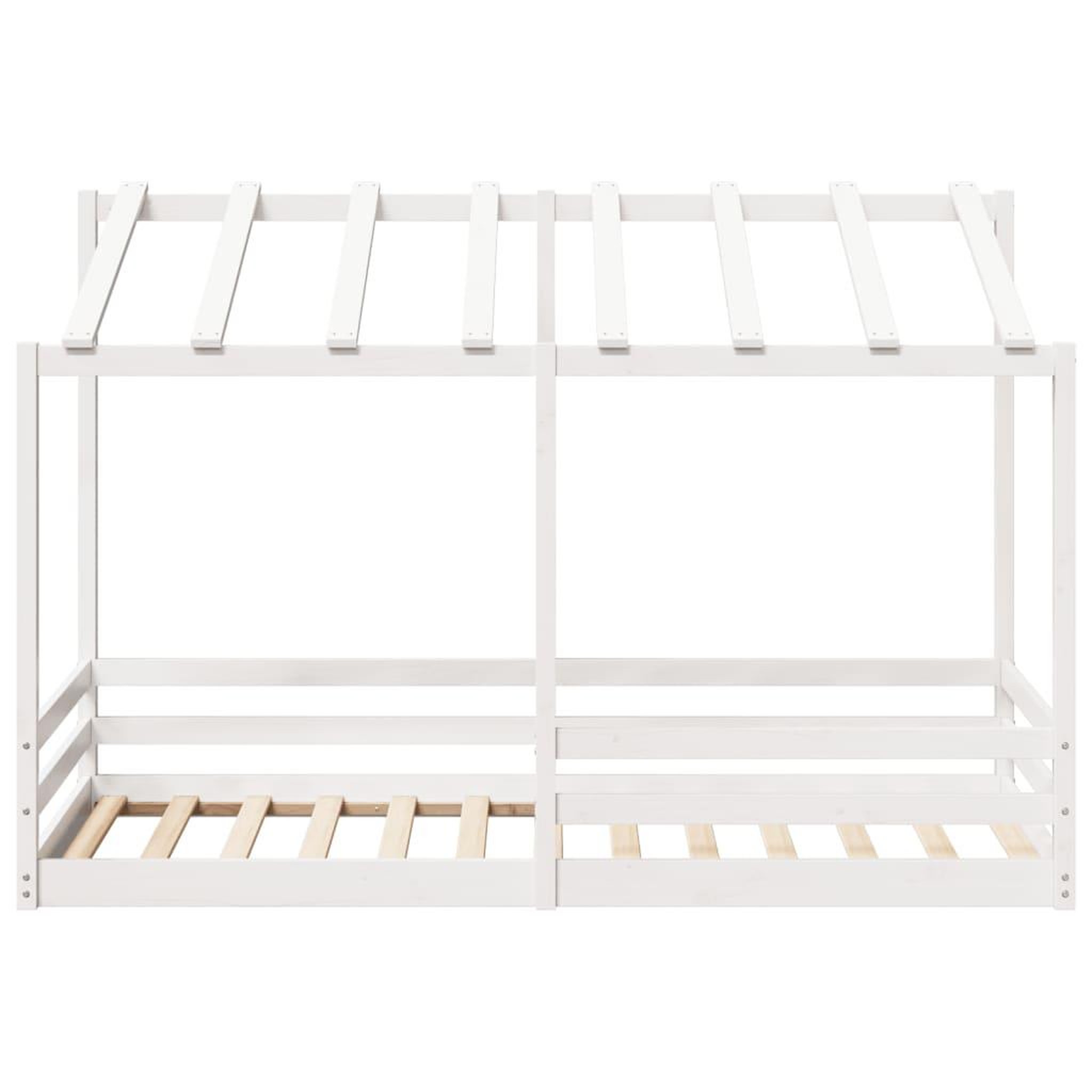 Voir la diapositive 4 : VIDAXL Lit pour enfants sans matelas blanc 100x200 cm bois pin massif