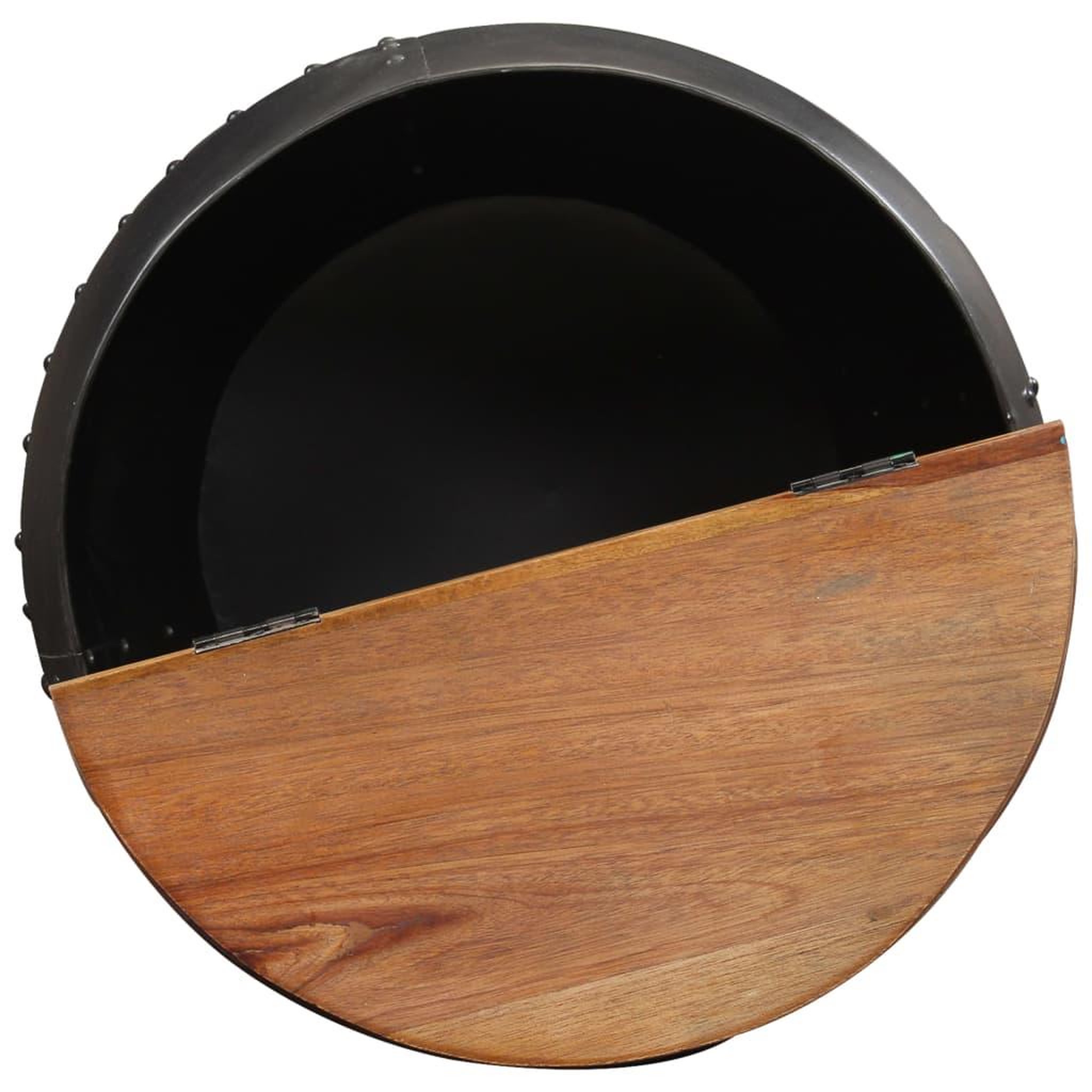 Voir la diapositive 5 : VIDAXL Table basse 53x43 cm Bois de recuperation massif