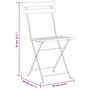 Voir la diapositive 6 : VIDAXL Chaises pliables de jardin lot de 6 Acier bois d'acacia massif