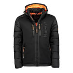 GEOGRAPHICAL NORWAY Doudoune Noire/Orange Homme Geographical Norway Beachwood. Coloris disponibles : Noir