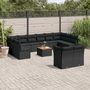 Voir la diapositive 1 : VIDAXL Salon de jardin avec coussins 13 pcs noir resine tressee
