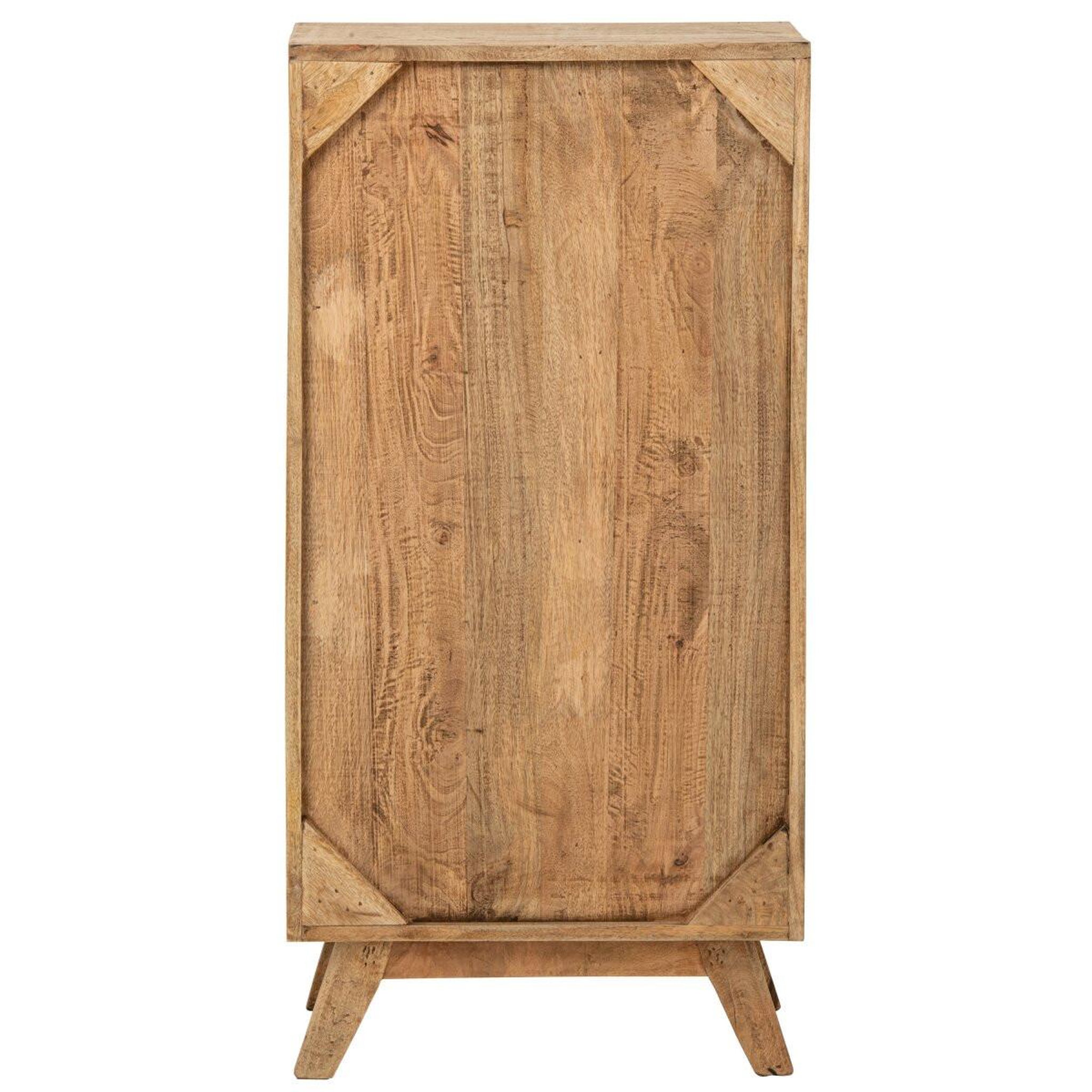 Voir la diapositive 4 : J-LINE Commode à tiroirs en bois  jonas  110cm naturel
