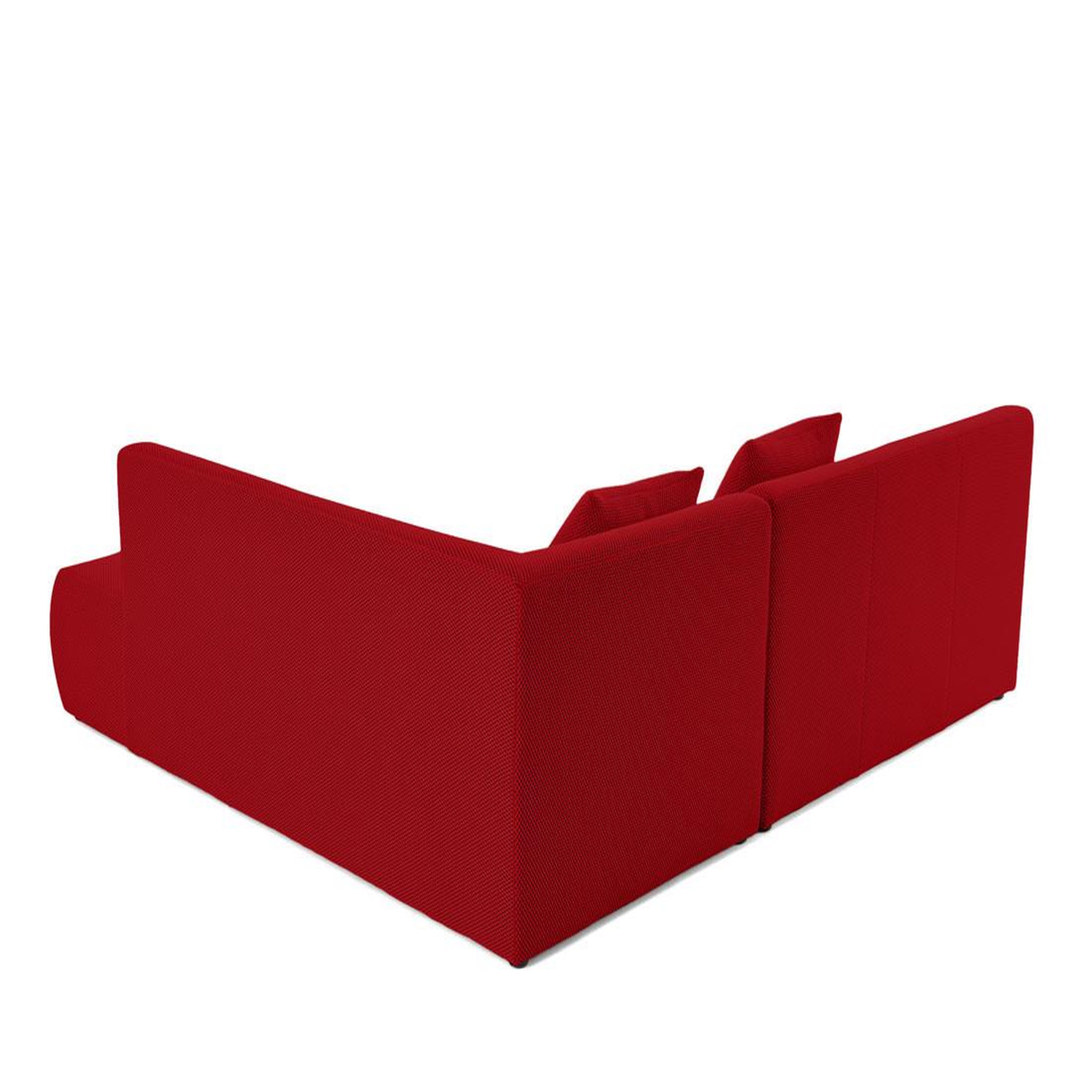 Voir la diapositive 4 : LISA DESIGN Onyx - canapé modulable d'angle droit 5 places - en tissu mailles 3d