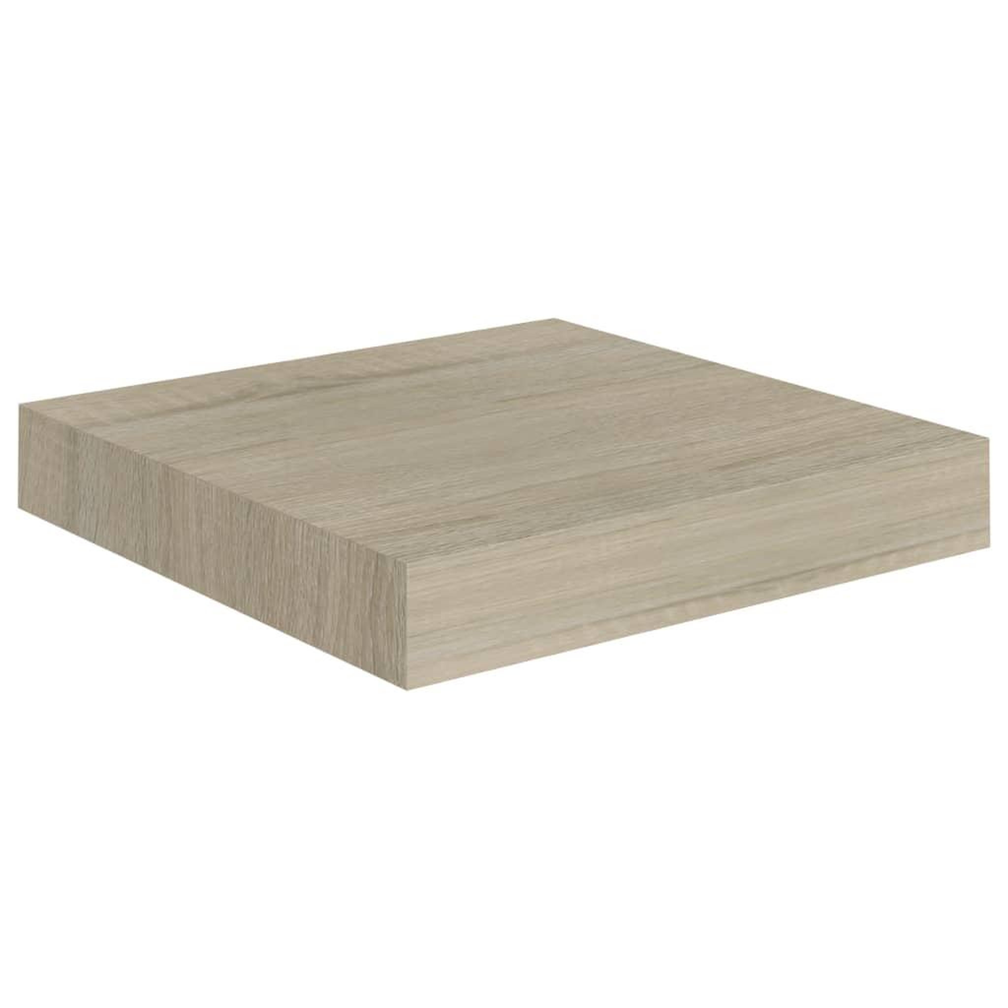 Voir la diapositive 2 : VIDAXL Etagere flottante murale chene 23x23,5x3,8 cm MDF