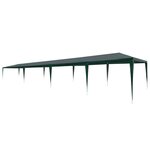 VIDAXL Tente de reception 3x12 m PE Vert
