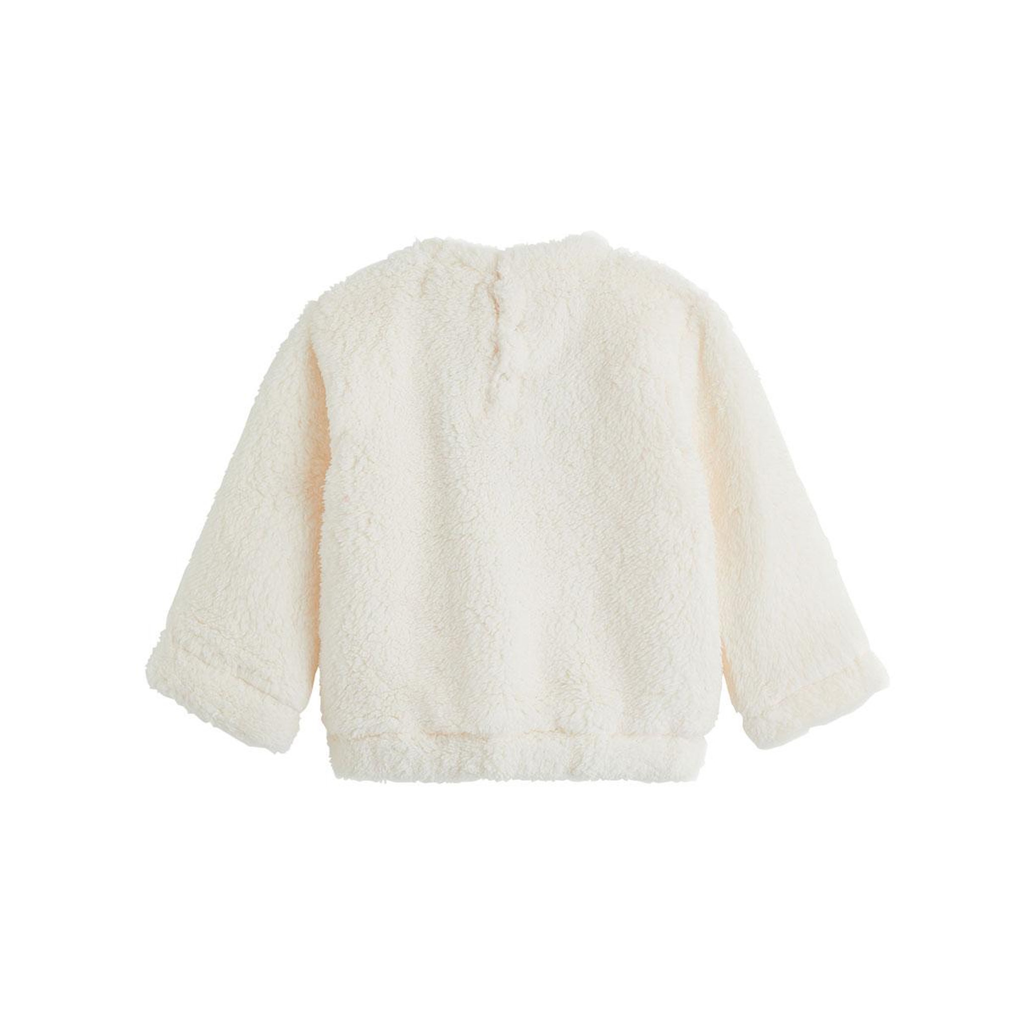 Voir la diapositive 2 : PETIT BEGUIN Sweat-shirt bébé en sherpa Oslo