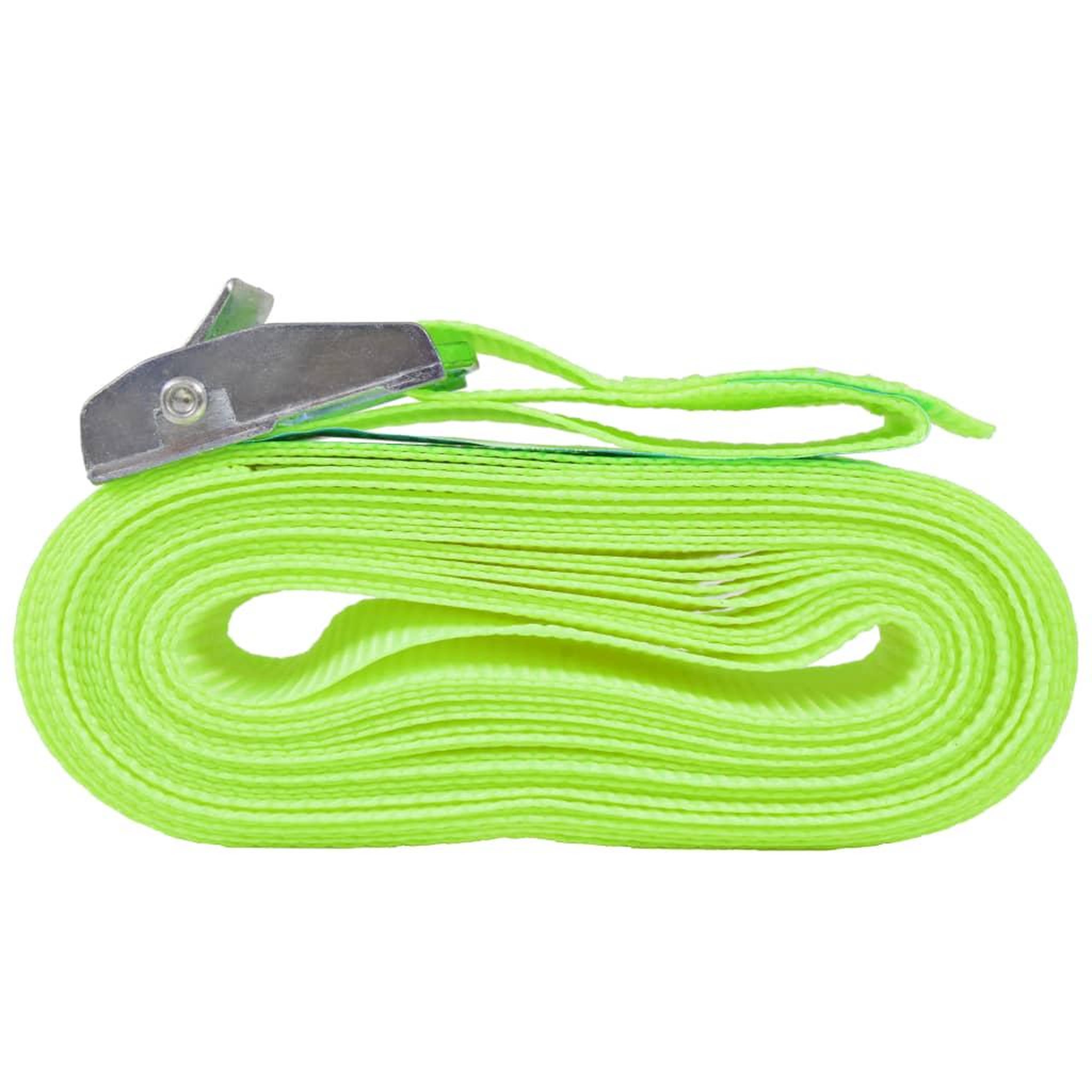 Voir la diapositive 3 : VIDAXL Sangle 10 pcs 0,25 tonne 5 m x 25 mm Vert fluorescent