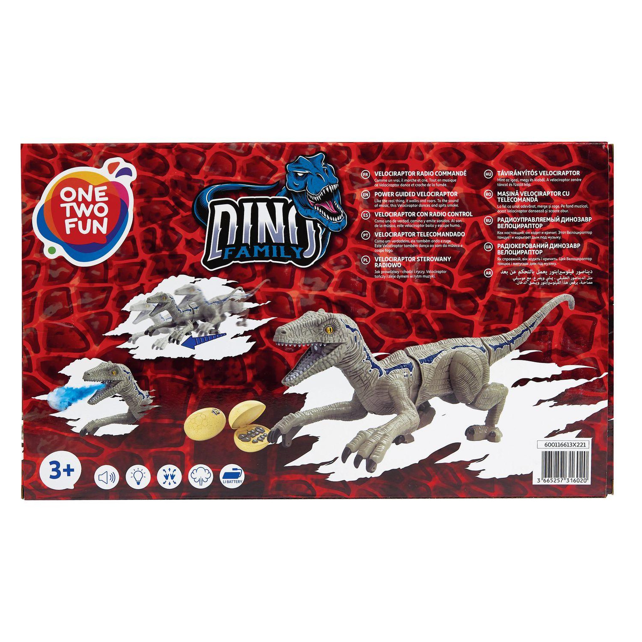 Voir la diapositive 4 : One Two Fun RC Vélociraptor