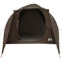 Voir la diapositive 5 : VIDAXL Tente familiale tunnel 6 personnes marron impermeable