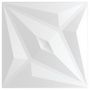 Voir la diapositive 2 : VIDAXL Panneaux muraux 12 pcs blanc 50x50 cm XPS 3 m² etoile